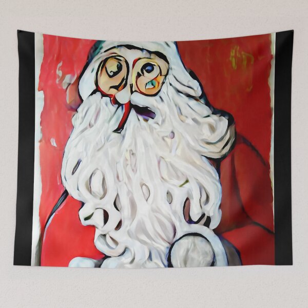 Item preview, Santa Claus in the style of Expressionism #9 designed and sold by OddUnderground.
