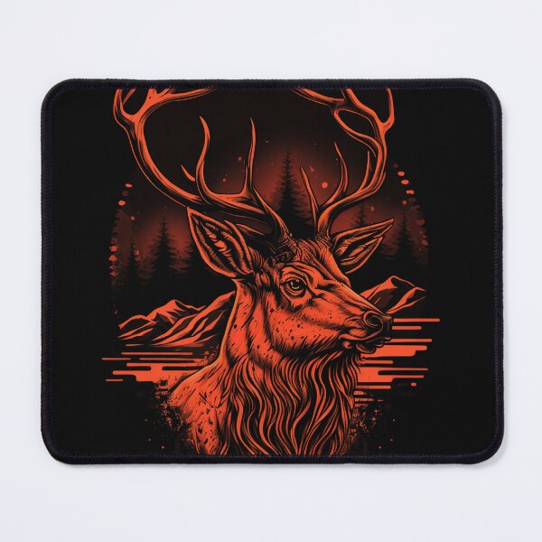 Item preview, Red Deer In Winter designed and sold by sanadkarmakar.