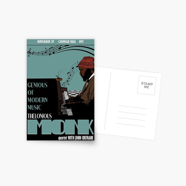 Item preview, Thelonious Monk Original Jazz Art designed and sold by seiglan.