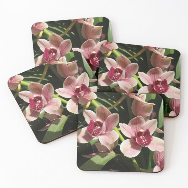 Item preview, Pink cymbidium flowers designed and sold by greentiger1.