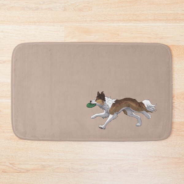 Item preview, Running Sable Border Collie with Frisbee  designed and sold by Bamsdrawz.