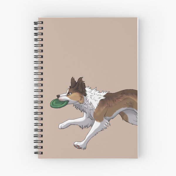 Item preview, Running Sable Border Collie with Frisbee  designed and sold by Bamsdrawz.