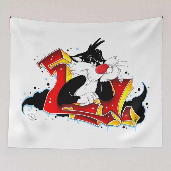 Aperçu de l'œuvre Sylvester J. Pussycat créée et vendue par dpdigitalart.