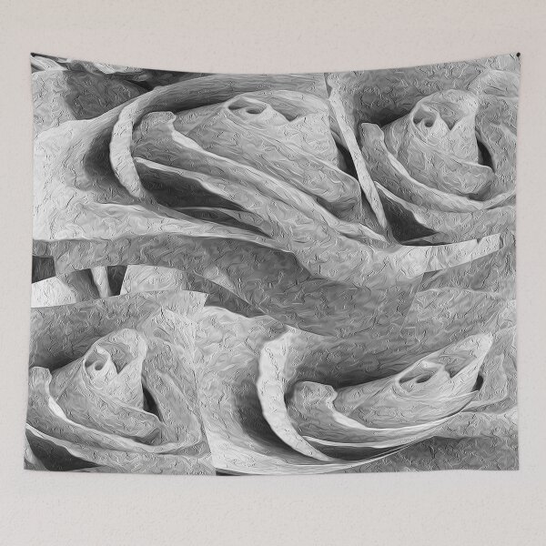 Item preview, Silver Roses in Awe designed and sold by fatenanwar.