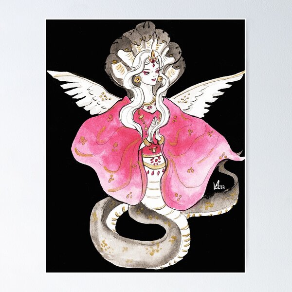 Snake Goddess Poster for Sale by ShinraiDesignz