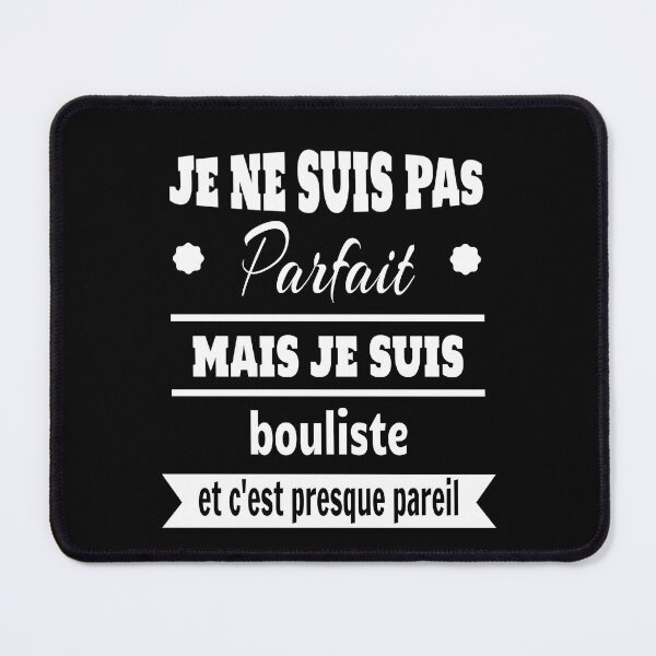 Item preview, Not perfect but petanque bowler humor designed and sold by la-petite-folie.
