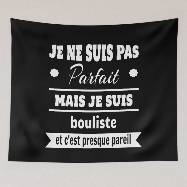 Item preview, Not perfect but petanque bowler humor designed and sold by la-petite-folie.