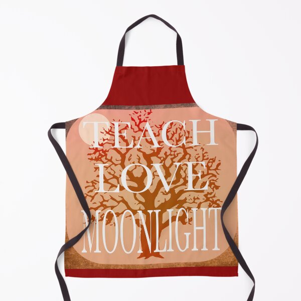 Item preview, Teach Love Moonlight Humorous Teacher Gift designed and sold by EdwardMonet.