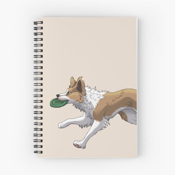 Item preview, Running Golden Border Collie with Frisbee  designed and sold by Bamsdrawz.