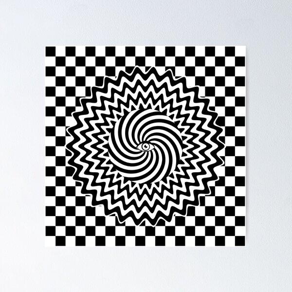 8K Optical Illusion, A Hypnotic Spiral 