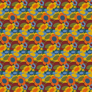 Artwork thumbnail, Mod 70's Daisy by Nina May Designs