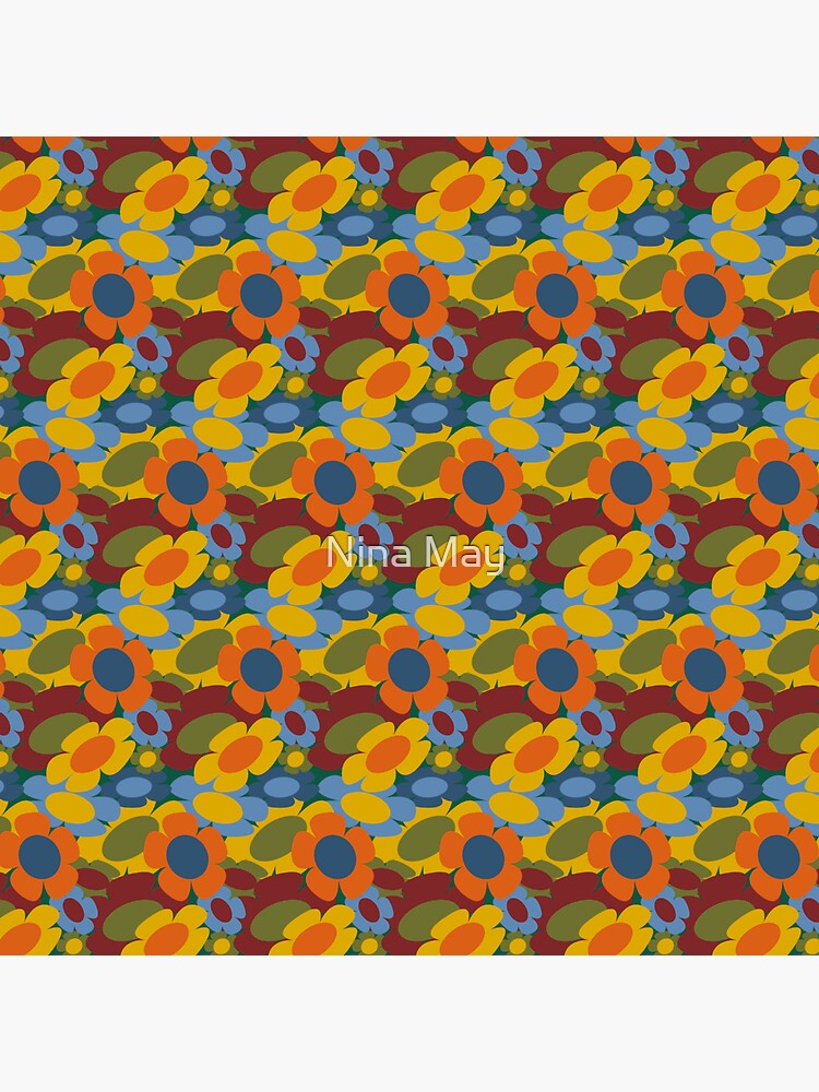 Thumbnail 3 of 3, Sticker, Mod 70's Daisy designed and sold by ninabmay.