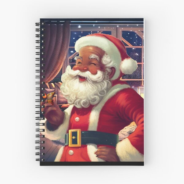 Item preview, Merry Christmas Black Santa Claus designed and sold by joanaoberg.