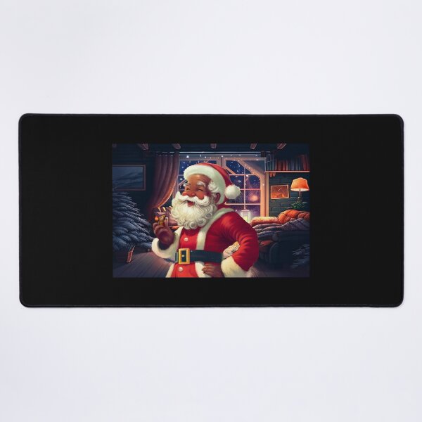 Item preview, Merry Christmas Black Santa Claus designed and sold by joanaoberg.
