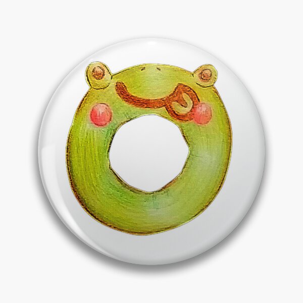 Artikelvorschau, Buntstifte skizziert Glazed Frog Donut entworfen und verkauft von Akali999.