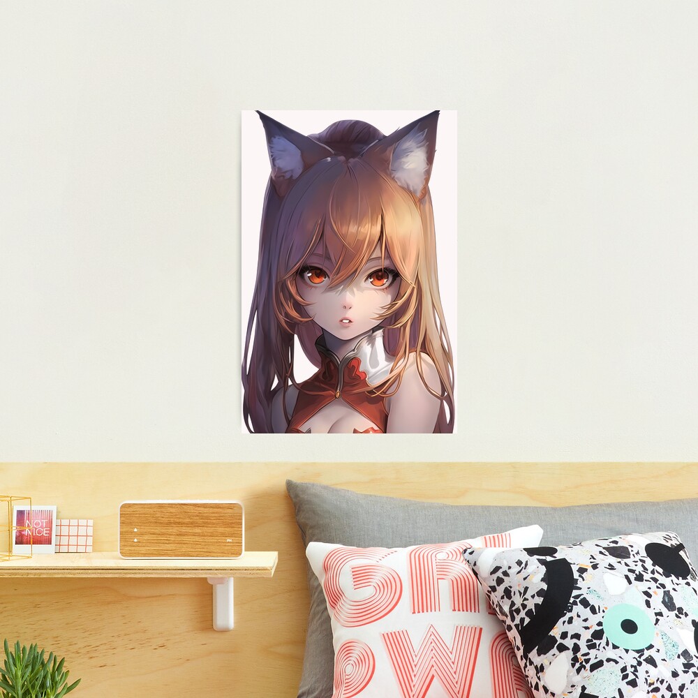 Anime fox girl, animal ears, azur lane, kimono, black hair, gloves, Anime,  HD wallpaper | Peakpx