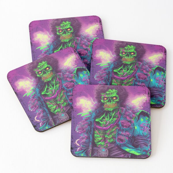 Item preview, Psychedelic Trippy Vivid Pirate Zombie designed and sold by funtfarms.