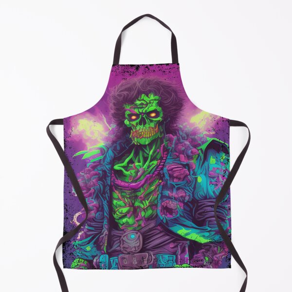 Aperçu de l'œuvre Psychédélique Trippy Vivid Pirate Zombie créée et vendue par funtfarms.