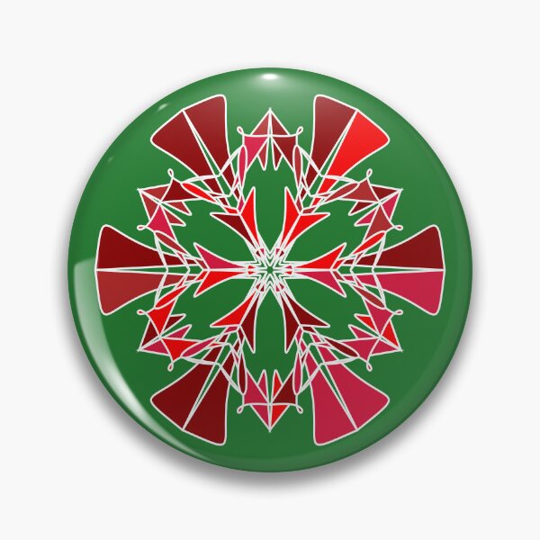 Item preview, Festive snowflake unique design G11 designed and sold by fishpressink.