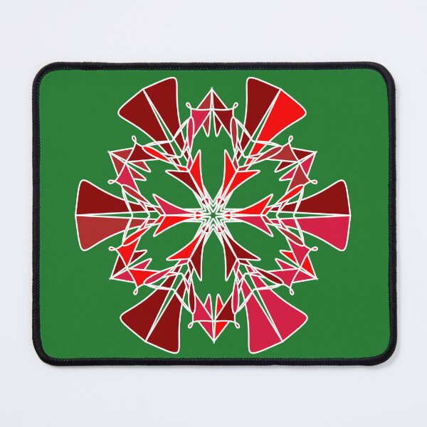Item preview, Festive snowflake unique design G11 designed and sold by fishpressink.