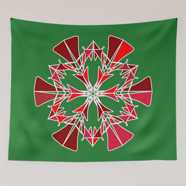 Item preview, Festive snowflake unique design G11 designed and sold by fishpressink.