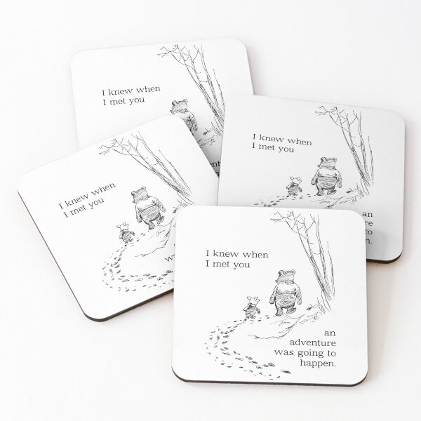 Item preview, Winnie the Pooh  - I knew when I met you an adventure was going to happen  designed and sold by Inktown.