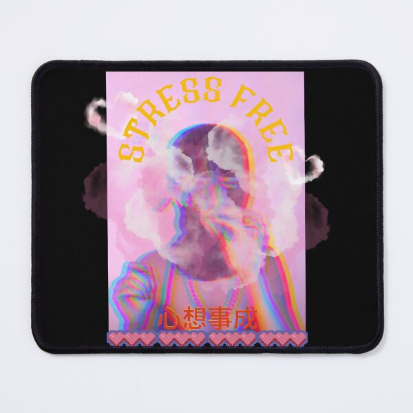 Item preview, Stress free stoner y2k vibe well wishes to you Chinese typography designed and sold by VantaTheArtist.