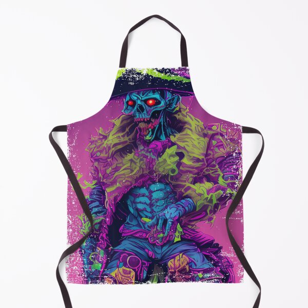 Aperçu de l'œuvre Psychédélique Trippy Vivid Pirate Zombie créée et vendue par funtfarms.