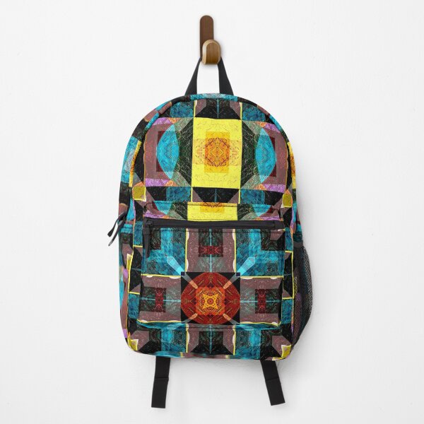 Item preview, POWERFUL LUMINOUS RADIAL COSMIC LABYRINTH PATCHWORK -  SPIRITUAL AWAKENING CUBIC GEOMETRIC ART PATTERN IN DEEP* designed and sold by Ralek.