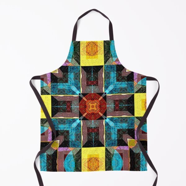 Item preview, POWERFUL LUMINOUS RADIAL COSMIC LABYRINTH PATCHWORK -  SPIRITUAL AWAKENING CUBIC GEOMETRIC ART PATTERN IN DEEP* designed and sold by Ralek.