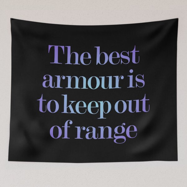 Item preview, The best armour is to keep of range v.2 designed and sold by x1brett.