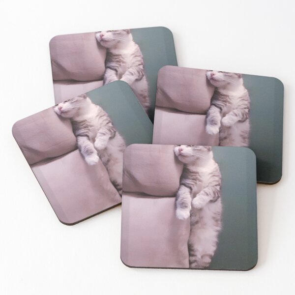 Item preview, Cat lounging on couch designed and sold by Ginny Schmidt.