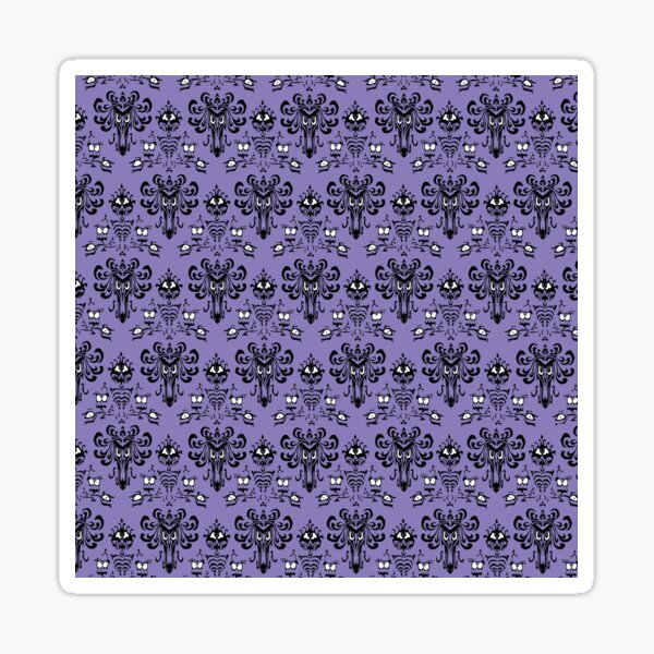 Item preview, Haunted Mansion Wallpaper - Purple designed and sold by Rainbows Galore.