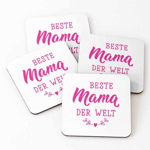 Item preview, Beste Mama der Welt. German text: Best mom in the world.  designed and sold by pidzam4e.