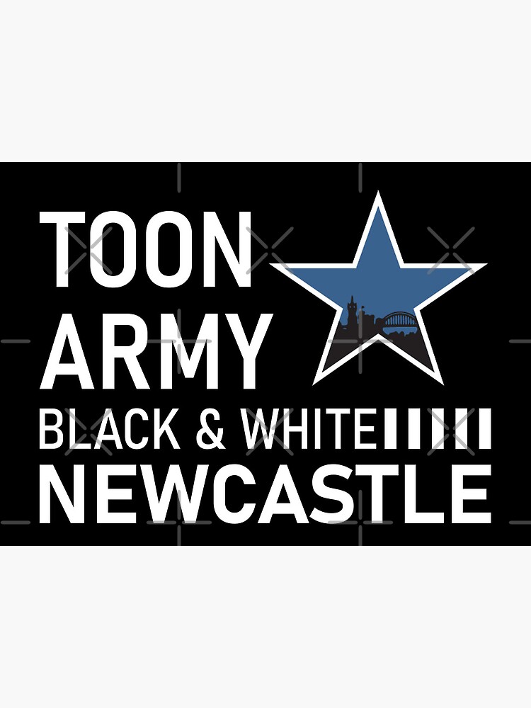 Newcastle Toon Army Black and white Bucket Hat for Sale by Real