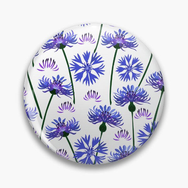 Item preview, Cornflowers, wild flowers, white background. designed and sold by Natalya Alexandrou.