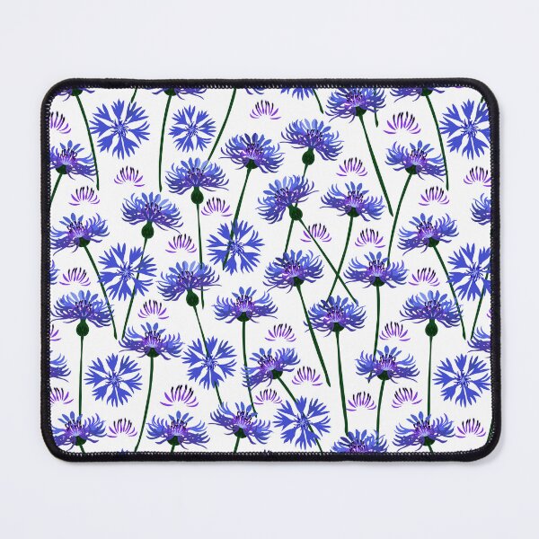 Item preview, Cornflowers, wild flowers, white background. designed and sold by Natalya Alexandrou.