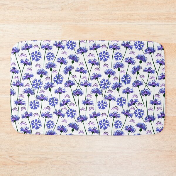 Item preview, Cornflowers, wild flowers, white background. designed and sold by Natalya Alexandrou.