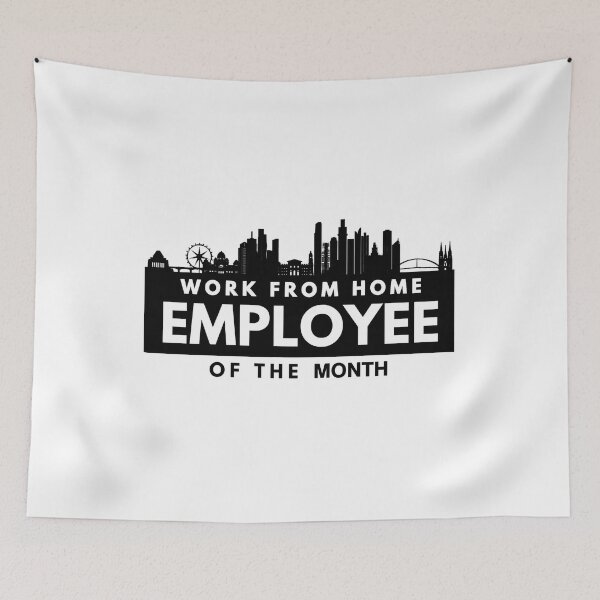 Item preview, Work from home employee of the month in Melbourne designed and sold by Manoroma.