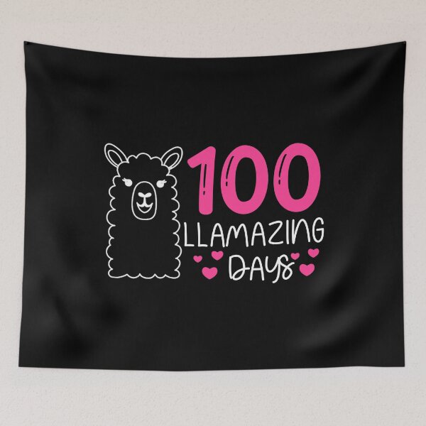 Item preview, 100 Day of School: 100 Llamazing Days, Funny Llama Saying designed and sold by AMINE  ★★★★★.