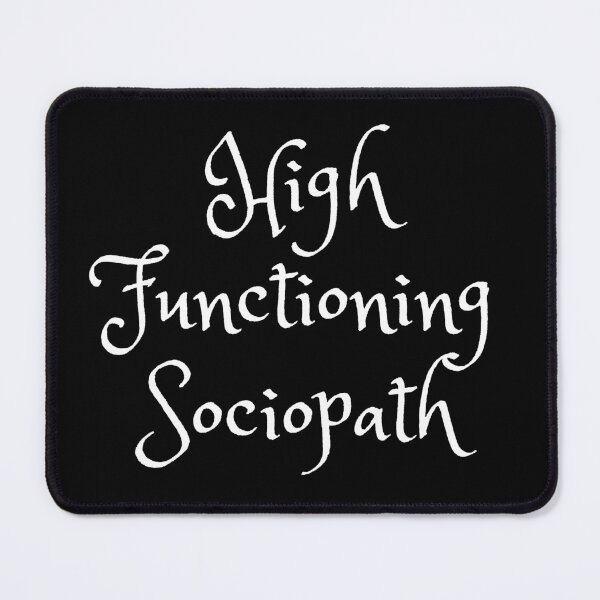 Item preview, High Functioning Sociopath Sherlock tv quote designed and sold by Texterous.