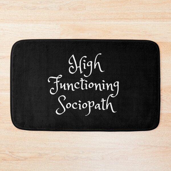 Item preview, High Functioning Sociopath Sherlock tv quote designed and sold by Texterous.