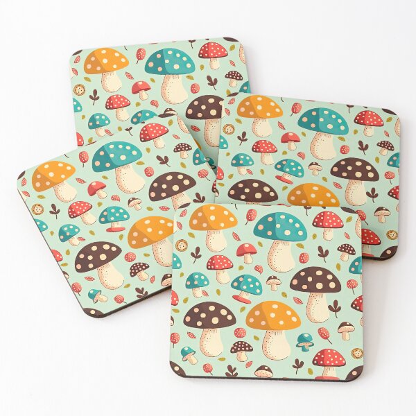Item preview, Lindo patrón de hongos designed and sold by cardinalhill.