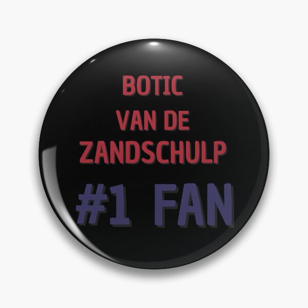 Item preview, Botic Van De Zandschulp - #1 Fan designed and sold by Rybariuns.