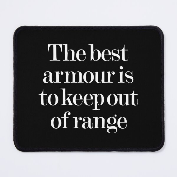 Item preview, The best armour is to keep of range v.9 designed and sold by x1brett.