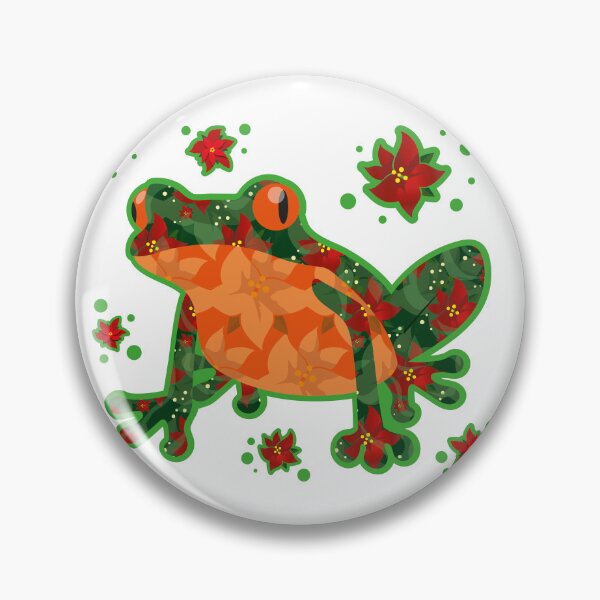 Item preview, Poinsettia Frog designed and sold by TokkiJess.