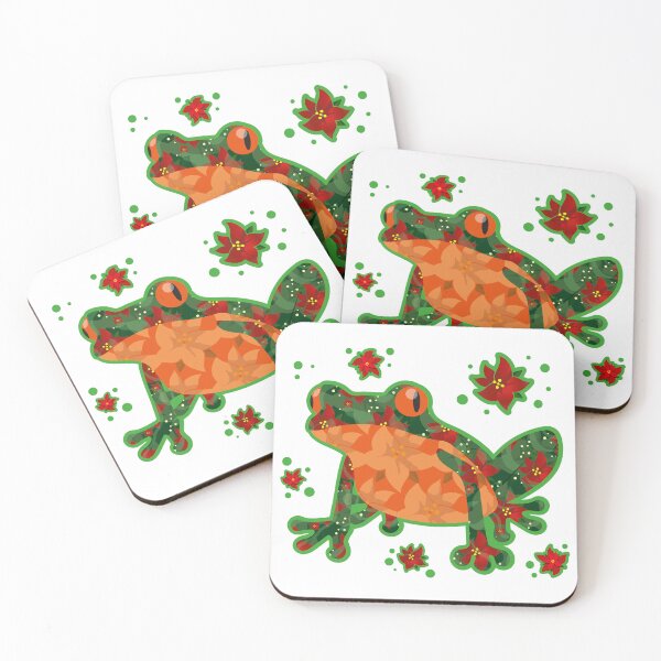 Item preview, Poinsettia Frog designed and sold by TokkiJess.