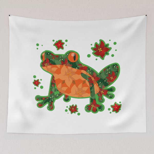 Item preview, Poinsettia Frog designed and sold by TokkiJess.