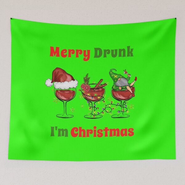 Item preview, Merry Drunk I'm Christmas -  Funny Drinking - Holiday Humor designed and sold by Georgy09.