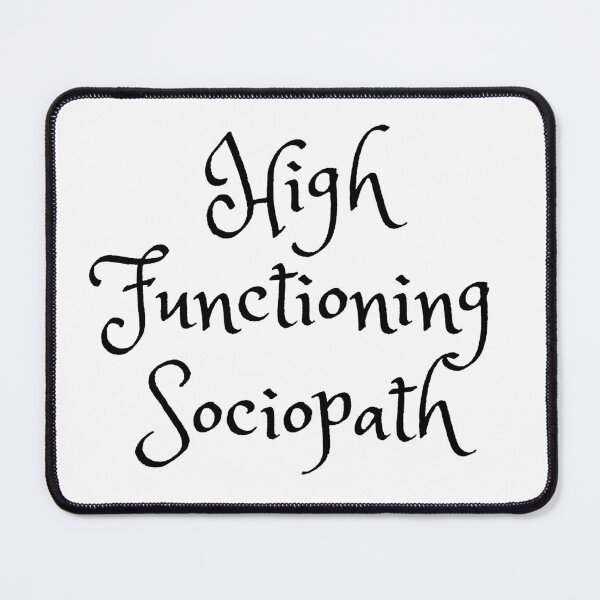 Item preview, High Functioning Sociopath Sherlock tv quote designed and sold by Texterous.